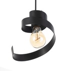 Люстра "Кратос" 1х60Вт Е27 Чёрный 15х15х20(100)см - фото 24989839