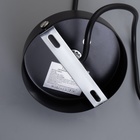 Люстра "Кратос" 1х60Вт Е27 Чёрный 15х15х20(100)см - фото 24989841