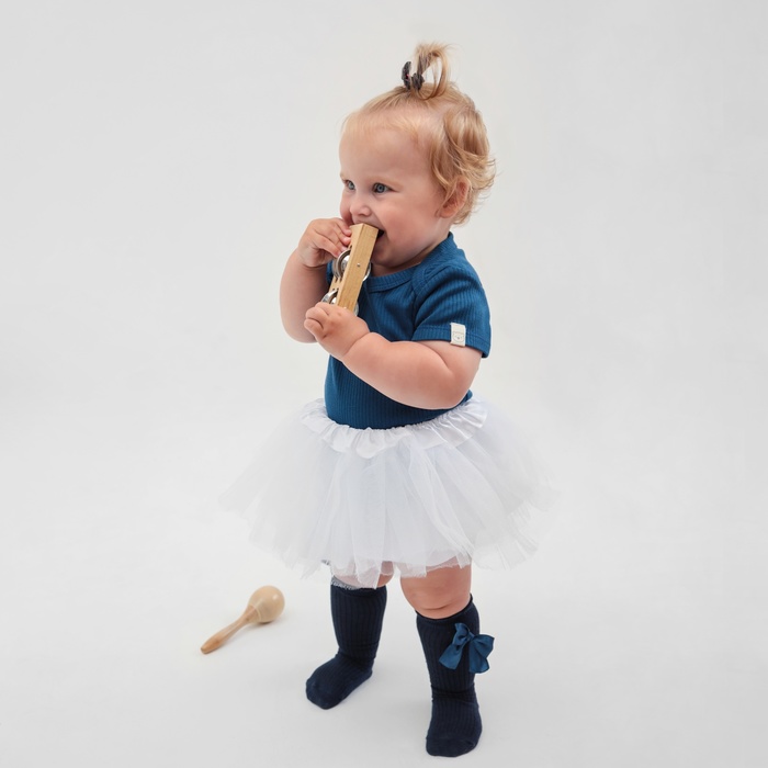 Набор для фотосессии «Крошка Я. Лебедь», юбка, повязка, белый, 17 см - Фото 1