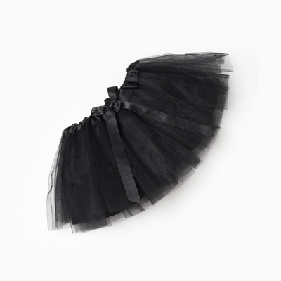 Юбка нарядная для девочки «Крошка Я», 17 см, чёрная