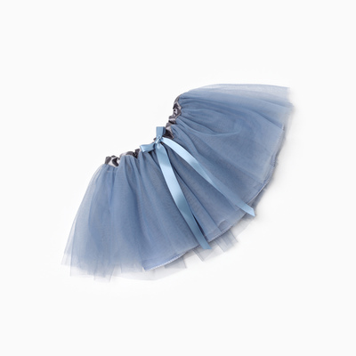 Юбка нарядная для девочки «Крошка Я», 17 см, синяя