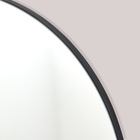 Зеркало настенное "Чёрный Рубин", в овальном корпусе,  110х45 см - фото 25287832