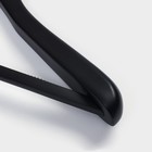 Плечики - вешалка для одежды LaDо́m Black Lotus, 45×4.5×29 см, дерево, длинный крюк, широкие плечики - Фото 3