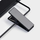 Вешалка для брюк и юбок LaDо́m Black Lotus, 35×1.1×24 см, длинный крюк, с зажимами, чёрная - Фото 4