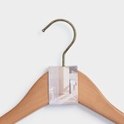 Плечики - вешалка для одежды LaDо́m Retro, 44.5×2.8×25.5 см, широкие плечики - Фото 5