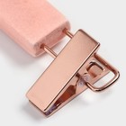 Вешалка для брюк и юбок LaDо́m Rose Gold, 33×3×12 см, покрытие вельвет, розовая - Фото 3