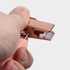 Вешалка для брюк и юбок LaDо́m Rose Gold, 33×3×12 см, покрытие вельвет, розовая - Фото 4
