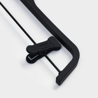 Плечики - вешалки для одежды LaDо́m Soft-touch, 37.5×15.5×1.1 см, 2 шт., с зажимами - Фото 4