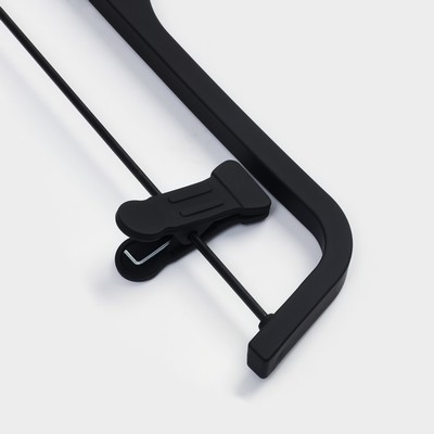 Плечики - вешалки для одежды LaDо́m Soft-touch, 37.5×15.5×1.1 см, 2 шт., с зажимами