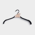 Плечики - вешалки для одежды LaDо́m Soft-touch, 41.5×21.5×1.1 см, 3 шт., антискользящее покрытие - Фото 6