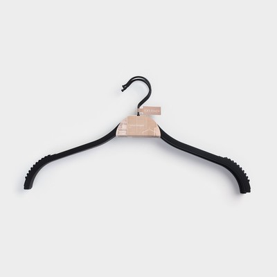 Плечики - вешалки для одежды LaDо́m Soft-touch, 41.5×21.5×1.1 см, 3 шт., антискользящее покрытие