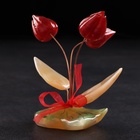 Сувенир "Тюльпан красный", селенит - Фото 4