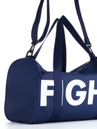 Сумка спортивная TEXTURA на молнии, с подкладкой, длинный ремень, маленький размер, синяя - Фото 8