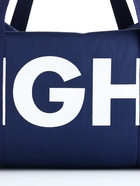 Сумка спортивная TEXTURA на молнии, с подкладкой, длинный ремень, маленький размер, синяя - Фото 10