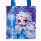 Мешок для конфет «Снежная принцесса», детский шопер, 22×20 см - Фото 3