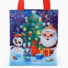 Мешок для конфет «Дед Мороз», детский шопер, 22×20 см - Фото 3