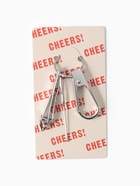 Набор новогодний подарочный «Этель. Санта видит всё», 7 предметов, полотенце, расчёска, щётка - массажёр 10655078