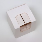 Коробка под капкейк без ручек, белая, 9 х 9 х 9 - Фото 2