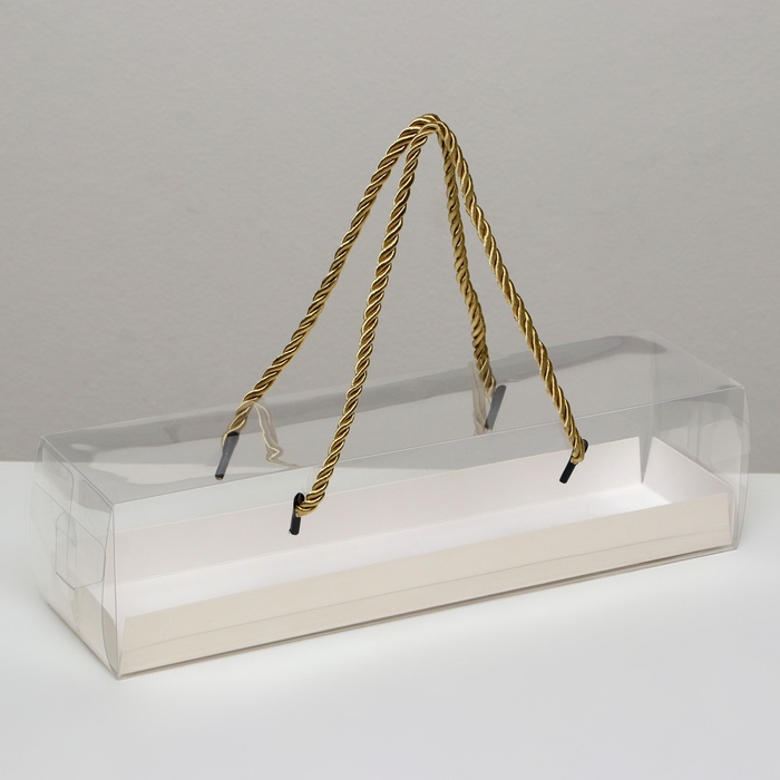 Коробка под рулет, белая 29.5×7.8×7.8 - Фото 1