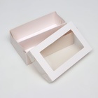 Коробка для макарун, с ложементом, белая 16,5 х 10,5 х 5,5 см - Фото 4