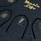 Музыкальный инструмент Глюкофон Music Life, чёрный, 11,4 см, 8 лепестков - Фото 4