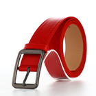 Ремень женский, ширина 3.5 см, красный - Фото 1