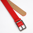 Ремень женский, ширина 3.5 см, красный - Фото 6