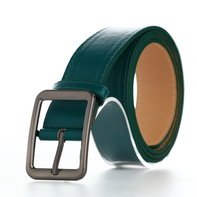 Ремень женский, ширина 3.5 см, цвет зелёный
