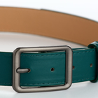 Ремень женский, ширина 3.5 см, цвет зелёный - Фото 3