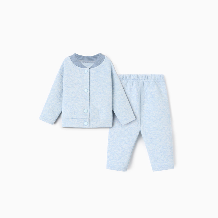 

Костюм: толстовка и брюки Крошка Я, рост 92-98 см, голубой