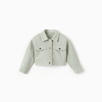 Рубашка верхняя укор. детская «Крошка Я», рост 74-80 см, мятная