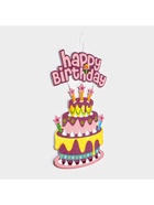 Украшение подвеска «С Днём Рождения», 42×26 см, розовое - Фото 3