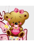 Украшение на гендер пати «Подвеска Baby Girl», 30×25 см, розовое - Фото 4