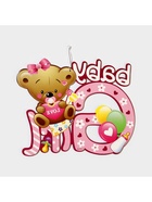 Украшение на гендер пати «Подвеска Baby Girl», 30×25 см, розовое - Фото 6