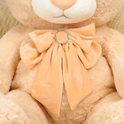 Мягкая игрушка «Медведь» с бантом, 100 см, цвет бежевый - фото 4628027