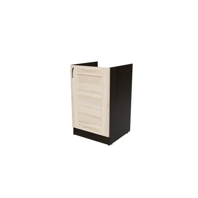 Тумба под мойку «Ника», 1 дверца, 500×450×820 мм, цвет венге/квадро дуб сонома