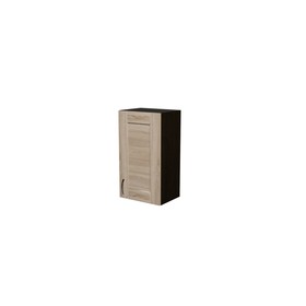 Шкаф навесной с 1 дверцей, 40х30х72 см, Венге, Квадро Дуб сонома