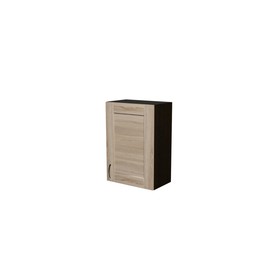 Шкаф навесной с 1 дверцей, 50х30х72 см, Венге, Квадро Дуб сонома