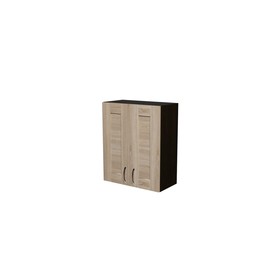 Шкаф навесной 2 дверцы, 60х30х72 см, Венге, Квадро Дуб сонома