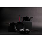 УЦЕНКА Ковш Magistro Flame, 2,3 л, d=20 см, h=8,8 см, с крышкой, антипригарное покрытие, индукция - Фото 9