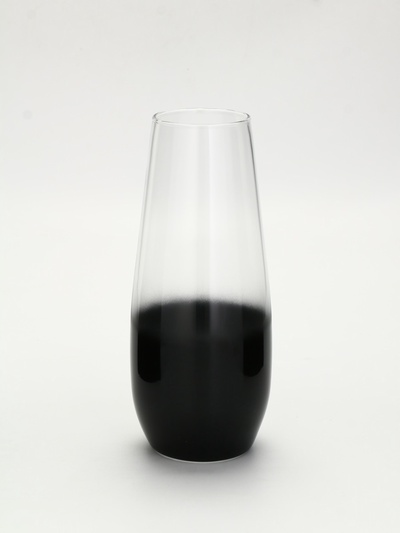 Ваза для цветов «Градиент» стеклянная, 26 см, 1.7 л.