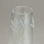 Ваза для цветов «Ботаника» стеклянная, прозрачная, 26 см, 1.7 л. - Фото 5