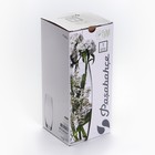 Ваза для цветов «Бабочки» стеклянная, прозрачная, 26 см 1.7 л. - Фото 5