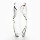 Ваза для цветов «Линии» стеклянная, прозрачная, 26 см, 1.7 л. - Фото 4