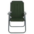 Кресло складное, 55 х 54 х 88 см, до 120 кг, цвет зелёный - фото 12132490