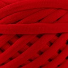 Трикотажная пряжа набор №3, 3х30 м/100 гр, ширина 7-9 мм (белый, черный, красный) - Фото 4
