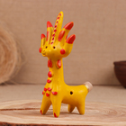 Абашевская игрушка "Олень-солнце", 15x7x15 см, Кукушкин И.И. - фото 4632266