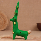Абашевская игрушка "Олень-древо", 15x7x15 см, Кукушкин И.И. - фото 4632276