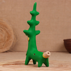 Абашевская игрушка "Олень-древо", 15x7x15 см, Кукушкин И.И. - фото 4632277