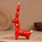Абашевская игрушка "Олень-древо", 15x7x15 см, Кукушкин И.И. - фото 4632280